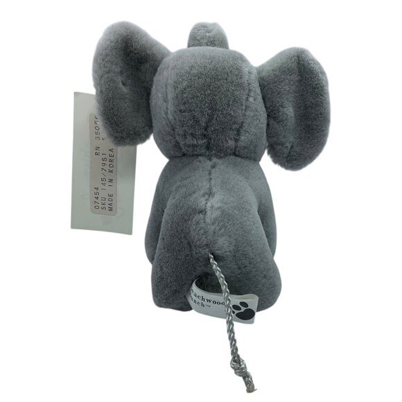 Vintage 1994 Beachwood Bunch Elephant Plush Stuffed Animal Toy 7" Korea Made - Picture 2 of 5